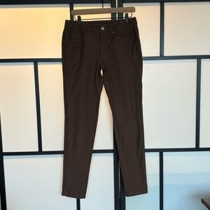 Lululemon ABC Pants Mens Size 30 Slim Fit Utilitech Abrasion Brown